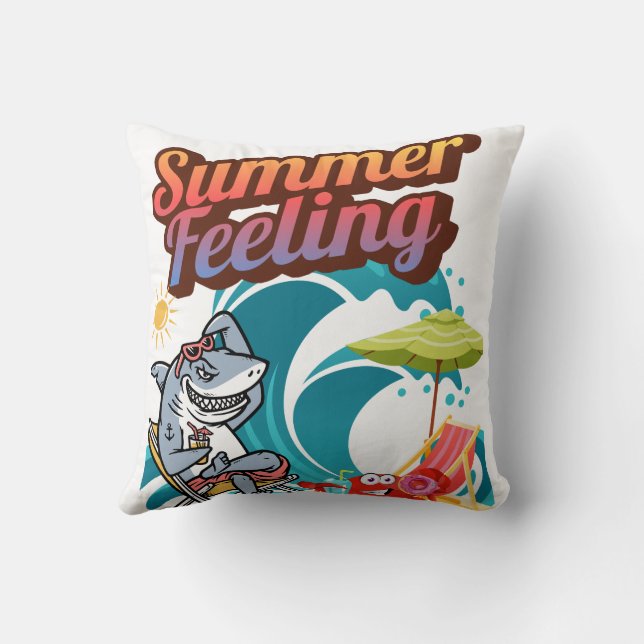 summer feeling cushion (Back)