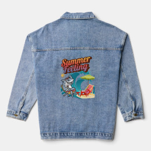 "Summer Feeling"  Denim Jacket