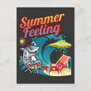 "Summer Feeling"  Postcard