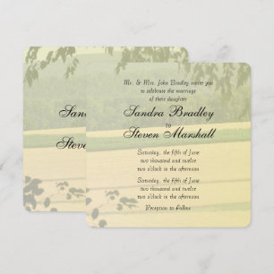 Summer Fields Outdoor Wedding Invitations