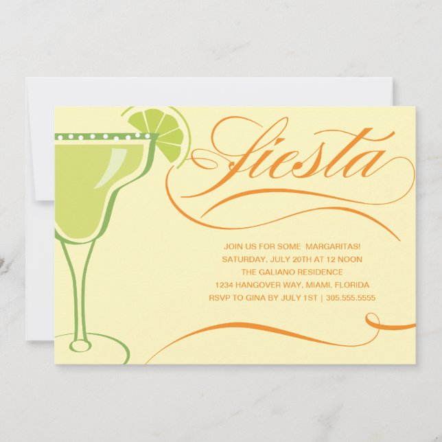 SUMMER FIESTA | PARTY INVITATION (Front)