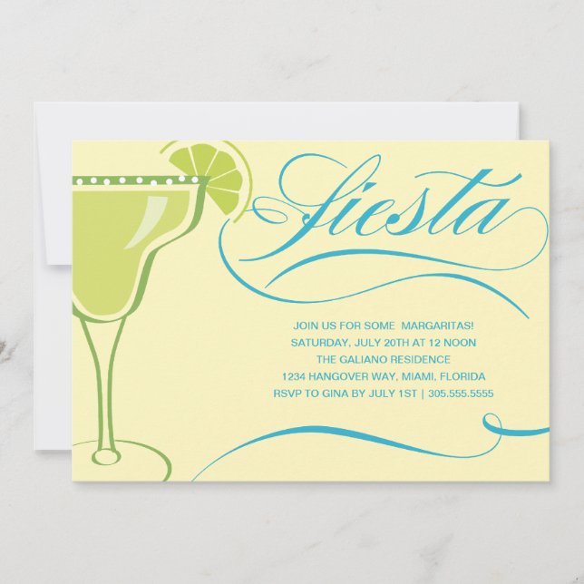 SUMMER FIESTA | PARTY INVITATION (Front)