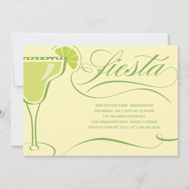 SUMMER FIESTA | PARTY INVITATION (Front)
