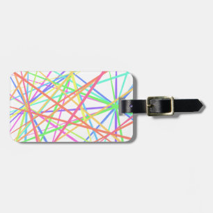 Summer Flair - Geometric Abstraction Luggage Tag