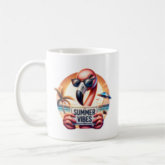 Summer Flamingo Coffee Mug