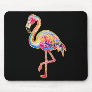 Summer Flamingo Tropical Hawaii Beach Summer Vacat Mouse Pad
