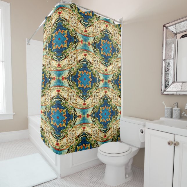 Summer Fleurs....... Shower Curtain (In Situ)