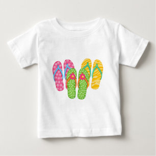 Summer Flip Flops Baby T-Shirt