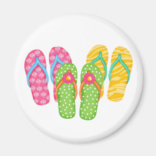 Summer Flip Flops Magnet