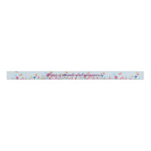 Summer Floral Butterfly Ribbon