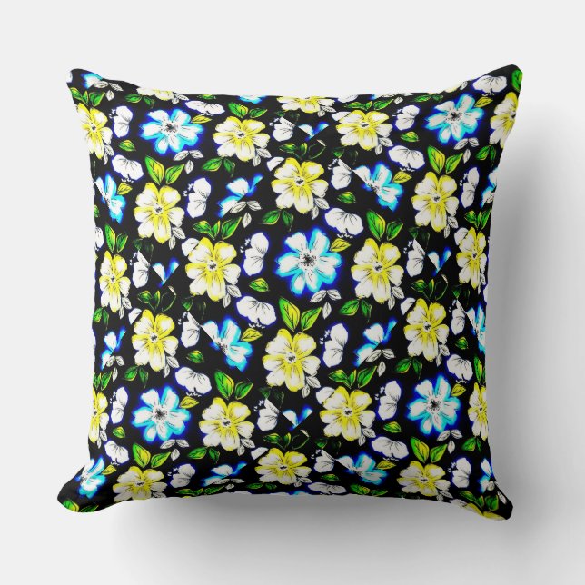 Summer Floral Cushion (Front)