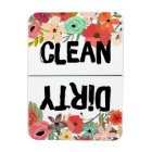 Summer Floral Dishwasher Magnet