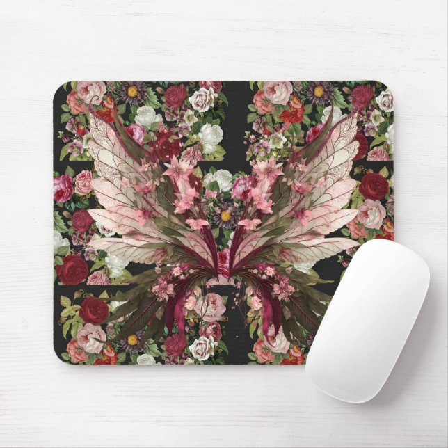 Summer Floral Mix Mouse Pad (With Mouse)