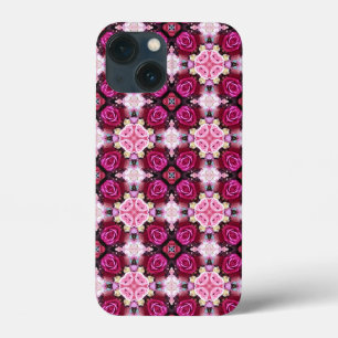 summer floral pattern iPhone 13 mini case