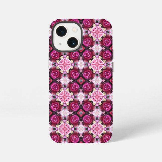 summer floral pattern iPhone case (Back)