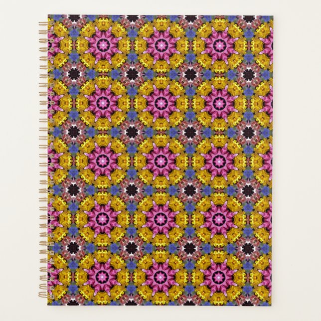 Summer floral pattern planner (Front)
