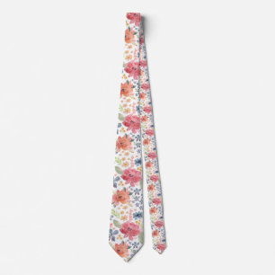 Summer Floral Tie