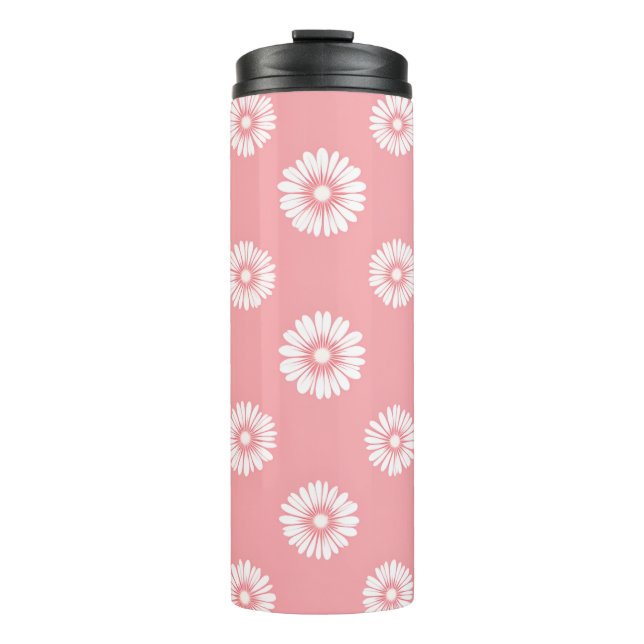 Summer Floral Tumbler – 16oz Stainless Steel (Front)