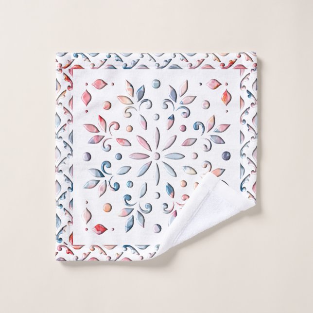 Summer Floral Wash Cloth (Wash Cloth)