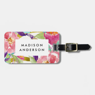 Summer Florals Luggage Tag
