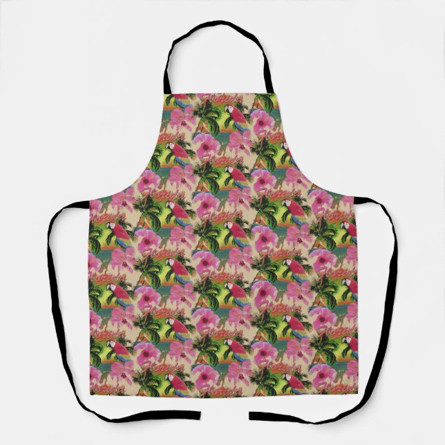 Summer Florida Tropical Sunset Coastal Apron (Front)