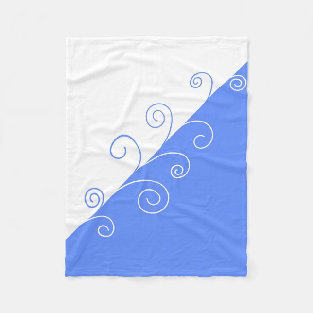 Summer Flow Fleece Blanket (Front)