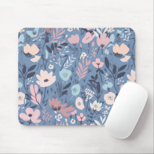 Summer Flower Abstract Mouse Pad