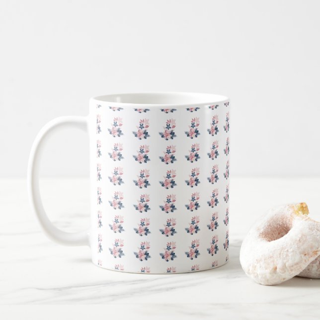 Summer Flower Coffee Mug (With Donut)