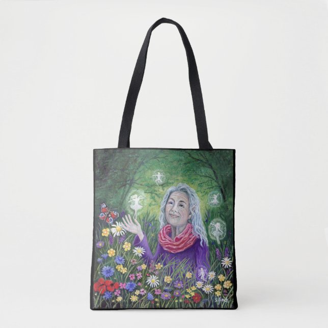 Summer Flower Fairies Tote Bag (Front)
