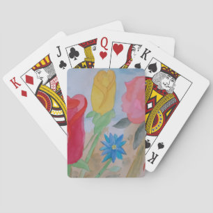 Summer Flower Garden Playing Cards