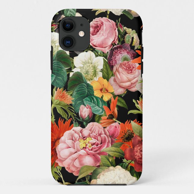 Summer flower pattern  Case-Mate iPhone case (Back)