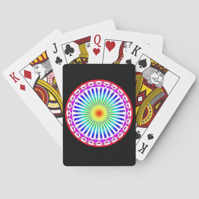 Summer Flower Playing Cards (Back)