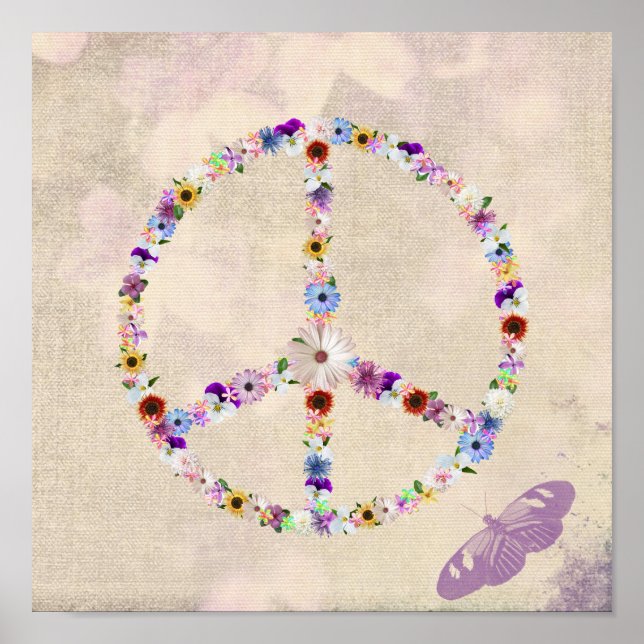 Summer Flower Power Poster (Front)