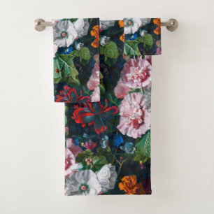 Summer Flowers Bath Towel Set