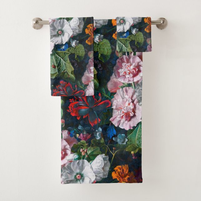 Summer Flowers Bath Towel Set (Insitu)