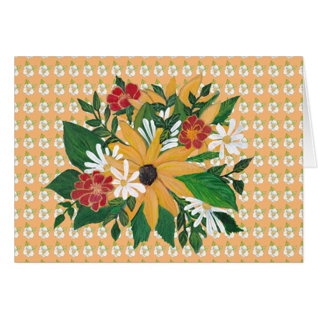 Summer Flowers, Blank inside (Front Horizontal)