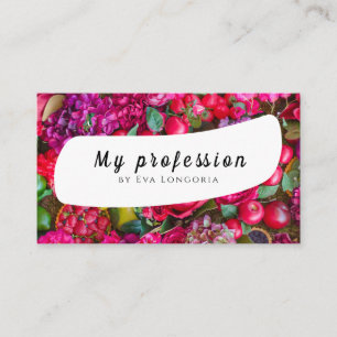 Summer Flowers Business Card