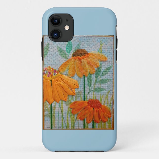 Summer Flowers by Barbara Elmore Case-Mate iPhone Case (Back)
