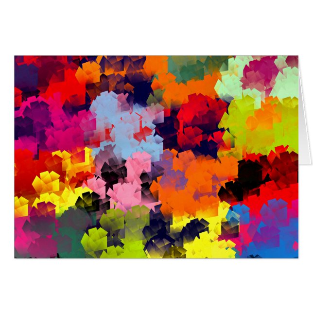 SUMMER FLOWERS card (Front Horizontal)