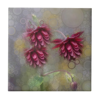 Summer Flowers Ceramic Tile