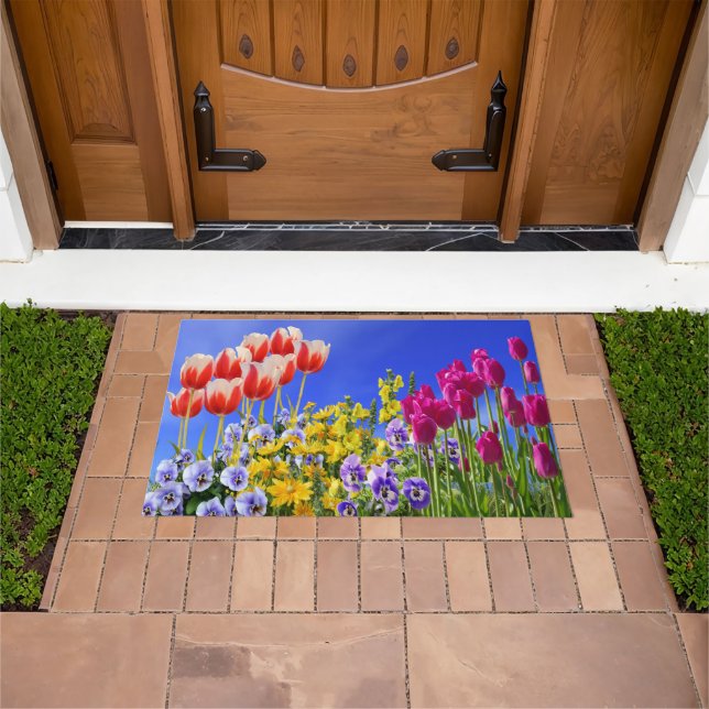 Summer Flowers Doormat (Outdoor)