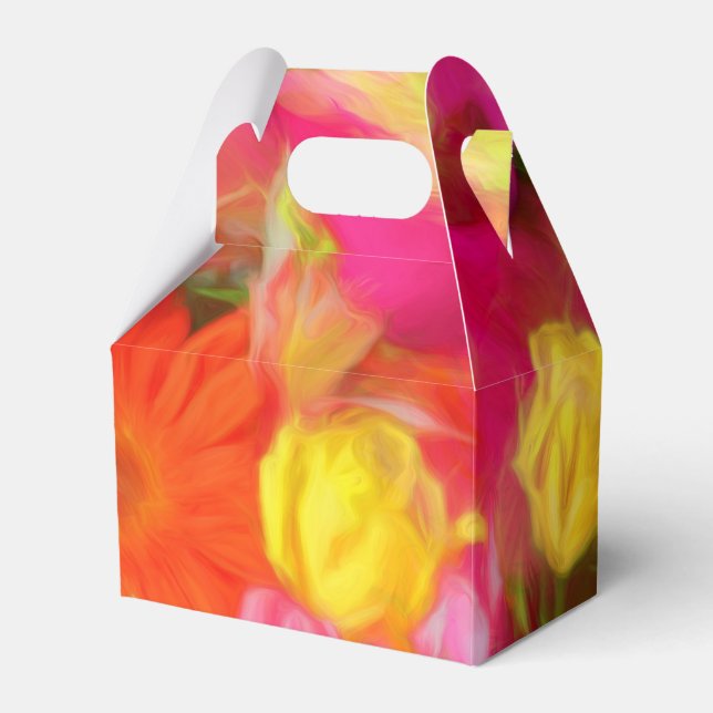 Summer Flowers Favour Box (Front Side)