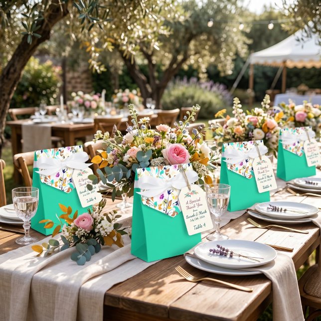 Summer flowers favour box (Creator Uploaded)