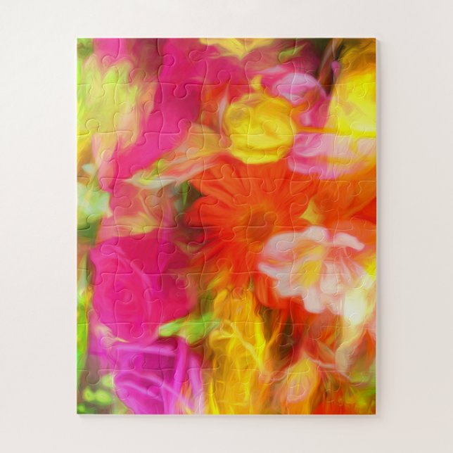 Summer Flowers Jigsaw Puzzle (Vertical)