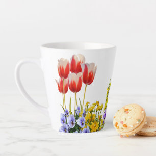Summer Flowers Latte Mug