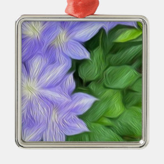 Summer Flowers Metal Ornament