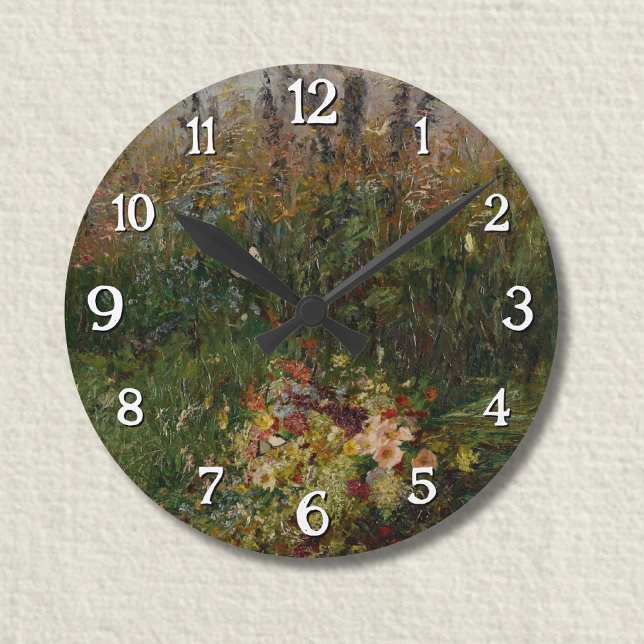 Summer Flowers of the Field Round Clock (Creator Uploaded)