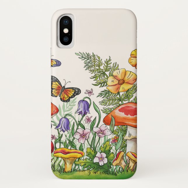 Summer Flowers Phone Case (Back)