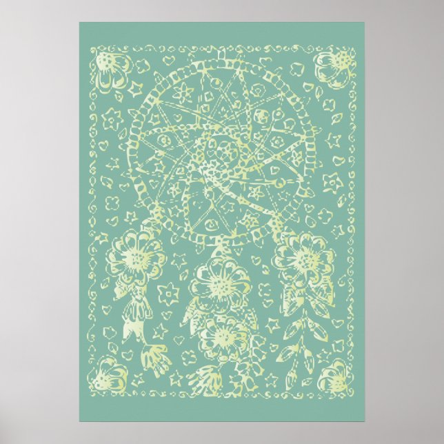 Summer Flowers - Poster (Front)