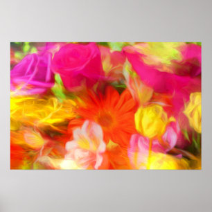 Summer Flowers Poster